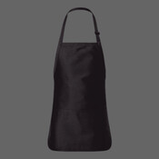 Full-Length Apron with Pouch Pocket