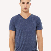 Unisex Textured Jersey V-Neck Tee