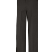 Men's Industrial Flat Front Comfort Waist Pants