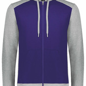 Unisex Eco Revive™ Three-Season Triblend Fleece Full-Zip Hooded Sweatshirt