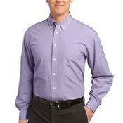 Plaid Pattern Easy Care Shirt. S639