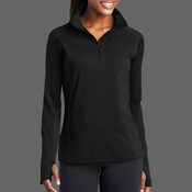 Ladies Sport Wick ® Stretch 1/4 Zip Pullover
