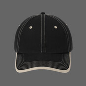 Vintage Washed Contrast Stitch Cap