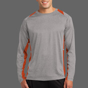 Long Sleeve Heather Colorblock Contender ™ Tee
