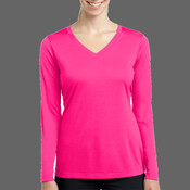 Ladies Long Sleeve PosiCharge ® Competitor V Neck Tee