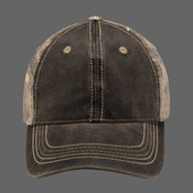 Pigment Print Camouflage Cap