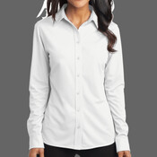 Ladies Dimension Knit Dress Shirt