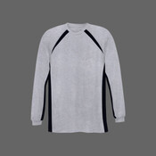 Adult Long Sleeve Colorblock Performance Tee