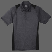Heather Colorblock Contender Polo