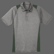 Heather Colorblock Contender Polo