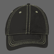Pigment Print Distressed Cap