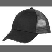 Double Mesh Snapback Sandwich Bill Cap