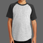 Youth Short Sleeve Colorblock Raglan Jersey