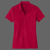 Ladies Embossed PosiCharge ® Tough Polo ®