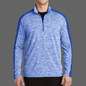PosiCharge ® Electric Heather Colorblock 1/4 Zip Pullover
