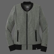 Ladies French Terry Baseball Full Zip