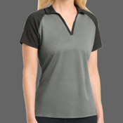 Ladies PosiCharge ® RacerMesh ® Raglan Heather Block Polo