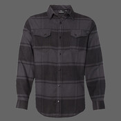 Snap Front Plaid Flannel Shirt