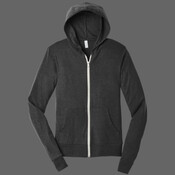 Unisex Triblend Full Zip Lightweight Hoodie