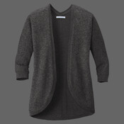 Ladies Marled Cocoon Sweater