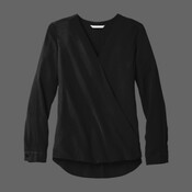 Port Authority ® Ladies Trendy Silhouette Wrap Blouse