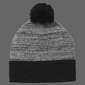 Heather Pom Pom Beanie
