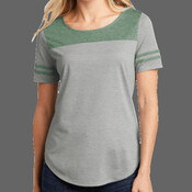 Ladies PosiCharge ® Tri Blend Wicking Fan Tee