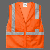 Ansi 107 Class 2 Mesh Zippered Vest