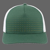 Perforated 5-Panel Trucker Snapback Cap