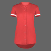 Ladies Cutter+ Full Button Softball Jersey