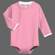 Infant Long Sleeve 1 Piece with Shoulder Snaps