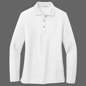 Port Authority® - Ladies Long Sleeve Silk Touch™ Polo. L500LS