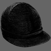 Knit Hat with Bill