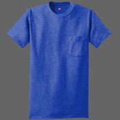 Tagless T Shirt with Pocket