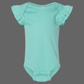 Infant Flutter Sleeve Baby Rib Bodysuit