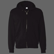 Unisex Full-Zip Fleece Hoodie Sweatshirt