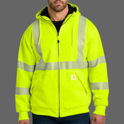 Ansi 107 Class 3 Lined Full Zip Sweatshirt