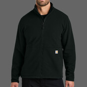 Textured Full Zip Fleece Jacket