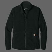 Women's Textured Full Zip Fleece Jacket
