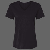 Women's USA-Made Fine Jersey V-Neck T-Shirt