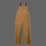 Short Firm Duck Insulated Bib Overalls