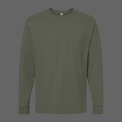 Unisex Super Heavyweight Long Sleeve Pocket Tee