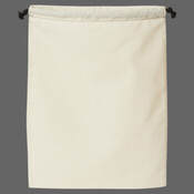 Double Cinch Recycled Canvas Shoe and Accessory Bag