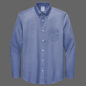 Tall Wrinkle Free Stretch Pinpoint Shirt