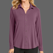 Women's Luxe Knit Button Tunic