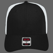 OTTO CAP® OTTO FLEX® Fitted 6 Panel Low Profile Mesh Back Trucker Hat