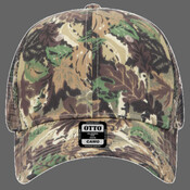OTTO CAP® Camouflage 6 Panel Mid Profile Mesh Back Trucker Hat