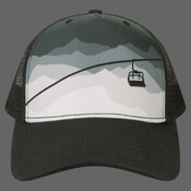Printed Five-Panel Trucker Cap