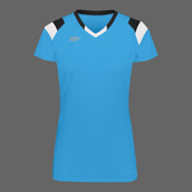 Ladies TruHit Tri-Color Short Sleeve Jersey