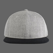 Wool Blend Heather Snapback Cap